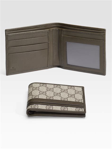 gucci men's wallet with id window|Gucci designer wallets for men.